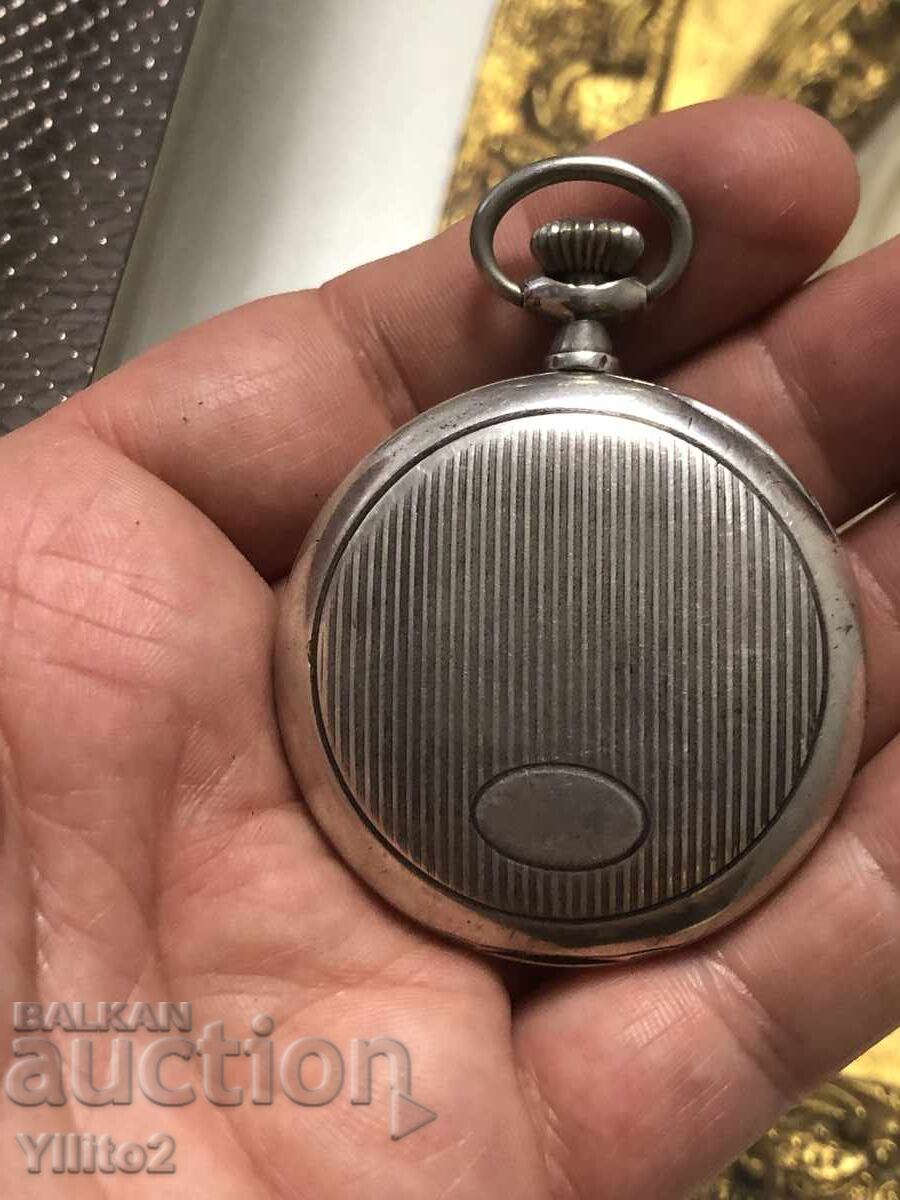 Ασημένιο ρολόι τσέπης Omega με τιμή € 250.00 | 488.96 BGN