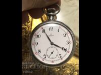 Omega silver pocket watch