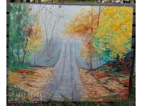Огромна картина масло/платно