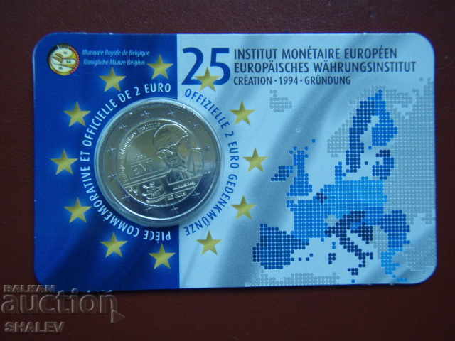 2 Euro 2019 Belgia "25 ani de la înființarea Institutului Monetar European" /Belgia/ - Unc (2 euro) cu preț € 17.49 | 34.21 BGN