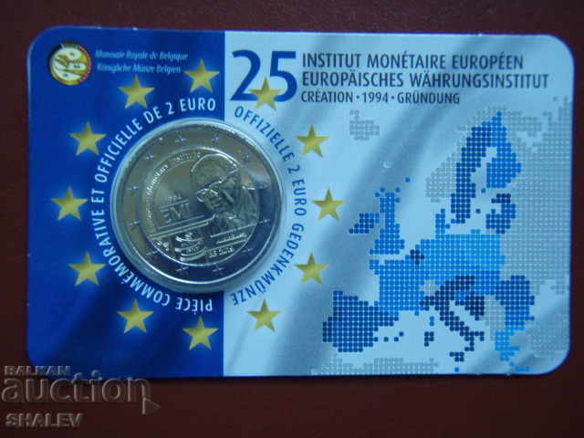 2 Euro 2019 Belgia "25 ani de la înființarea Institutului Monetar European" /Belgia/ - Unc (2 euro)