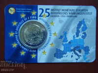 2 Euro 2019 Belgia "25 ani de la înființarea Institutului Monetar European" /Belgia/ - Unc (2 euro)