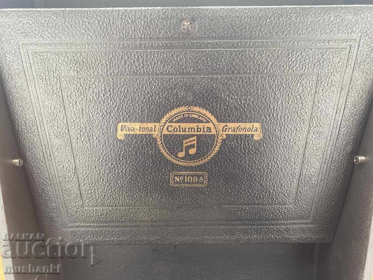 Columbia English crank gramophone - 10