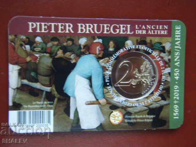 Livrarea 2 Euro 2019 Belgia "Pieter Bruegel" - Unc (2 euro)