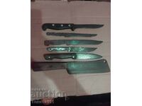 Cuțite și satâr vechi forjate