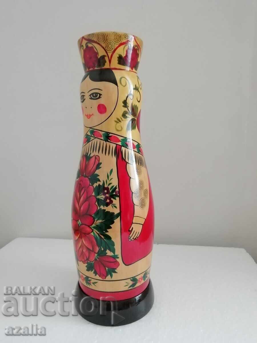 Παράδοση Ρωσική αυθεντική matryoshka για μπουκάλι