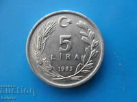 5 λίρες 1983 Τουρκία