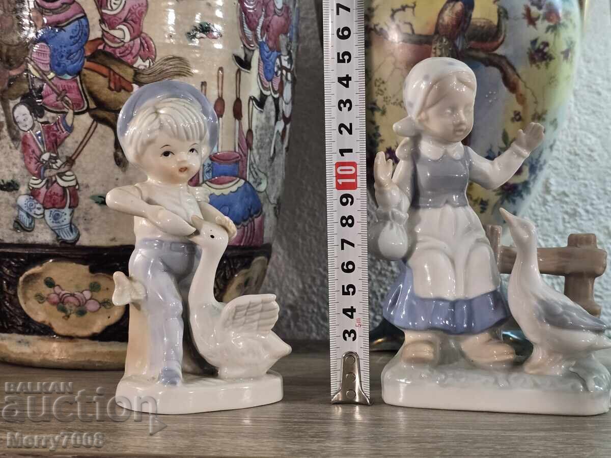 Две очарователни порцеланови колекционерски образа ! - 5