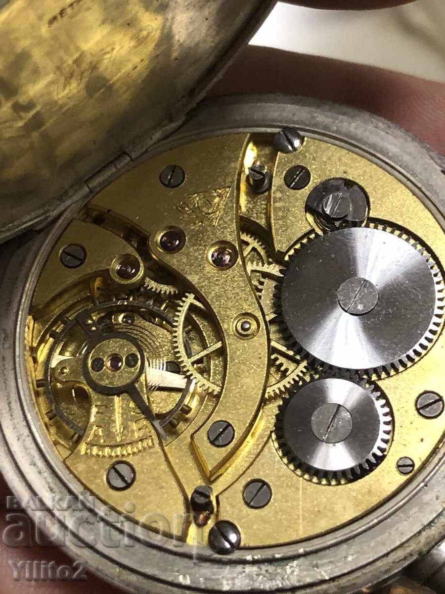 Сребърен джобен часовник Alpina с цена € 150.00 | 293.37 лв.