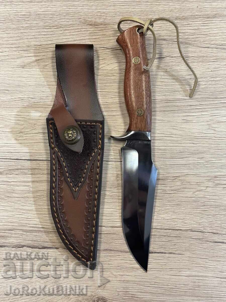 ΚΥΝΗΓΕΤΙΚΟ ΜΑΧΑΙΡΙ με Δερμάτινη Θήκη με τιμή € 35.00 | 68.45 BGN