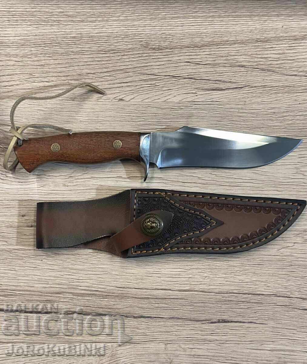 Παράδοση ΚΥΝΗΓΕΤΙΚΟ ΜΑΧΑΙΡΙ με Δερμάτινη Θήκη