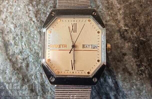 Колекционерски часовник, Ракета октагон, рядък, работи