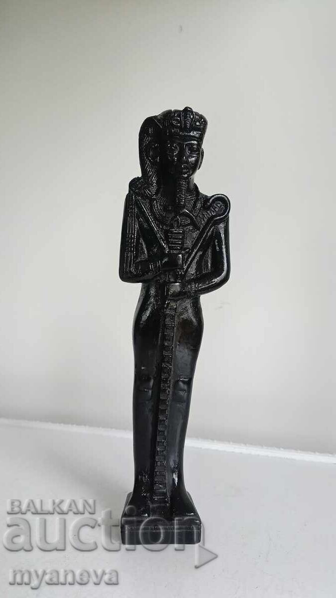 Παράδοση Αρχαίος αιγυπτιακός θεός της σελήνης Χονσού, αγαλματίδιο από την Αίγυπτο