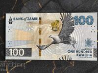 Τραπεζογραμμάτιο - Ζάμπια - 100 κβάτσα UNC | 2024