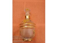 Sticlă frumoasă din sticlă, pictată frumos, aproximativ 16 cm