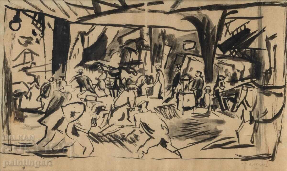UNIQUE BG ARTISTS - JULES PASCIN /1885-1930/ with price € 2500.00 | 4889.59 BGN