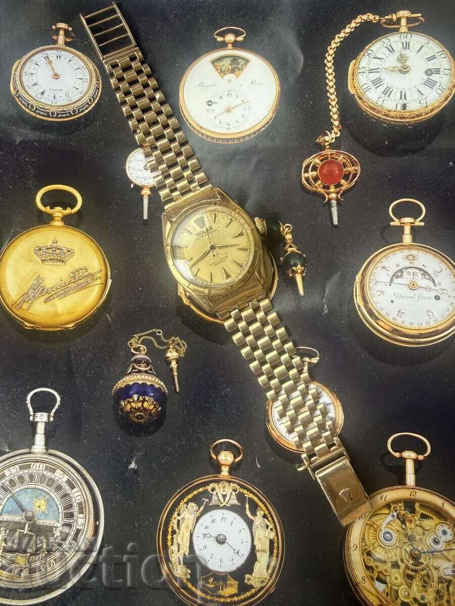 Rolex 18k gold каса, 9k gold верижка с цена € 19999.00 | 39114.79 лв.