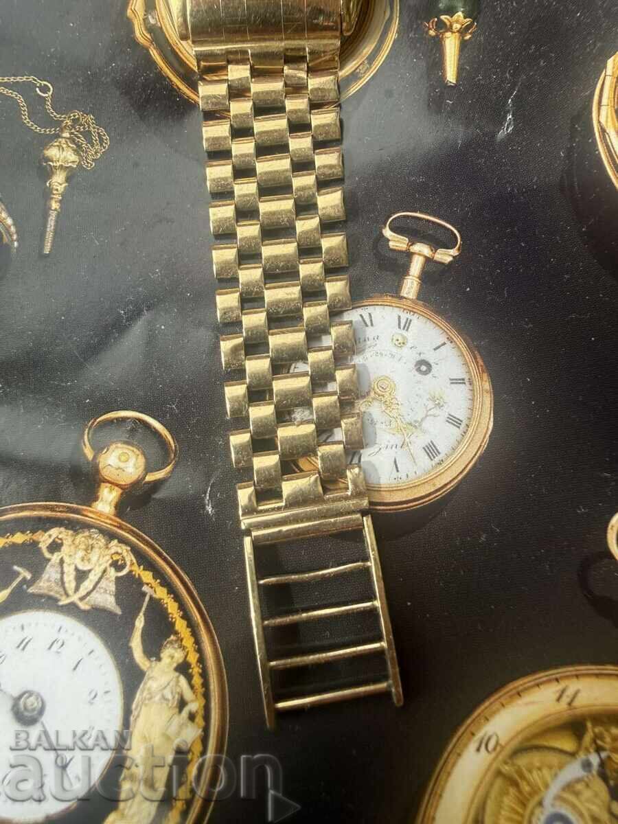 Rolex 18k gold каса, 9k gold верижка - 5