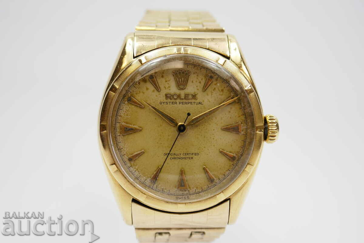 Carcasă Rolex din aur de 18k, brățară din aur de 9k