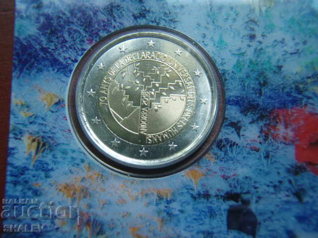 Livrarea 2 Euro 2018 Andorra „70 ani drepturile omului” (2) - Unc
