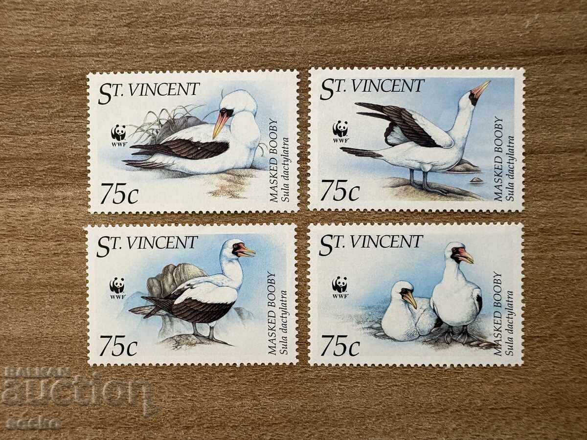 Saint Vincent - Pescar albastru (1995) MNH