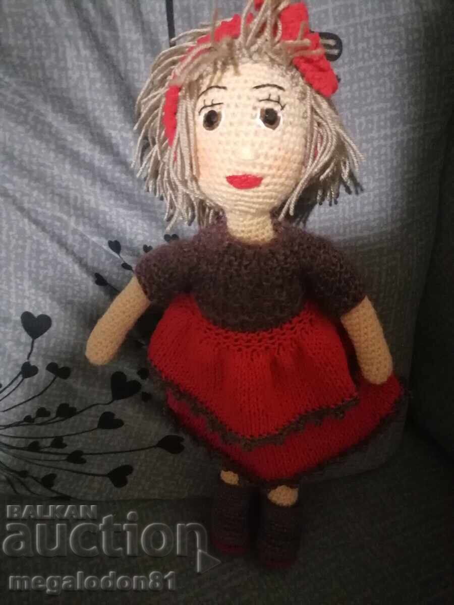 Knitted children's doll