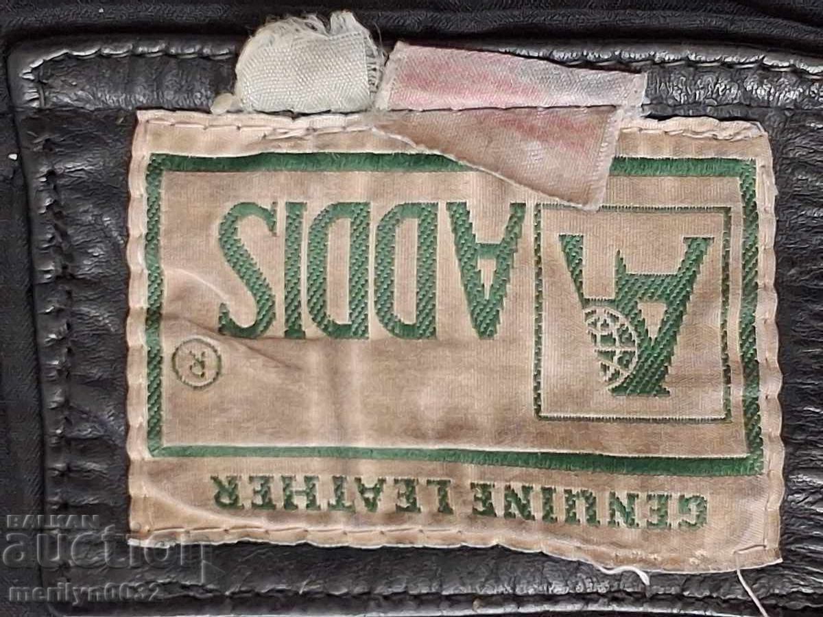 Vestă de motociclist, vestă veche cu cruce din piele naturală - 6