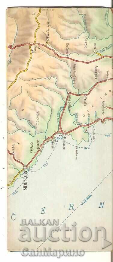 Pliant cu hărți Burgas cu preț € 1.50 | 2.93 BGN