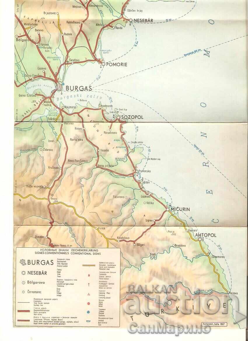 Pliant cu hărți Burgas - 5