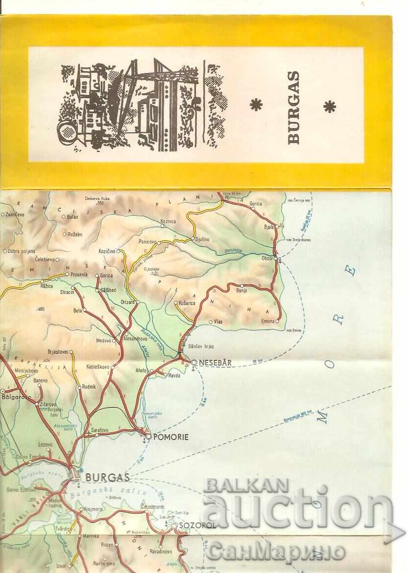 Pliant cu hărți Burgas - 6