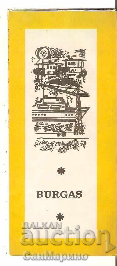 Pliant cu hărți Burgas
