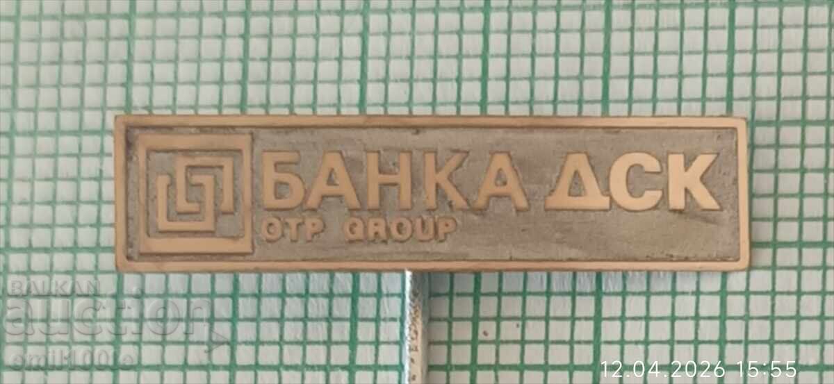 Insignă - Banca DSK cu preț € 0.75 | 1.47 BGN