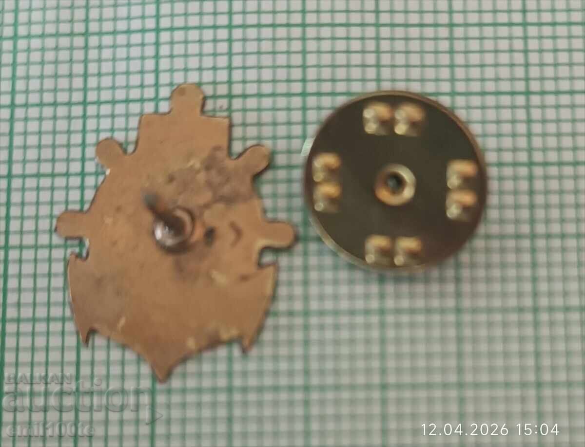 Insignă - 10 ani Flota Portuară Burgas - 6