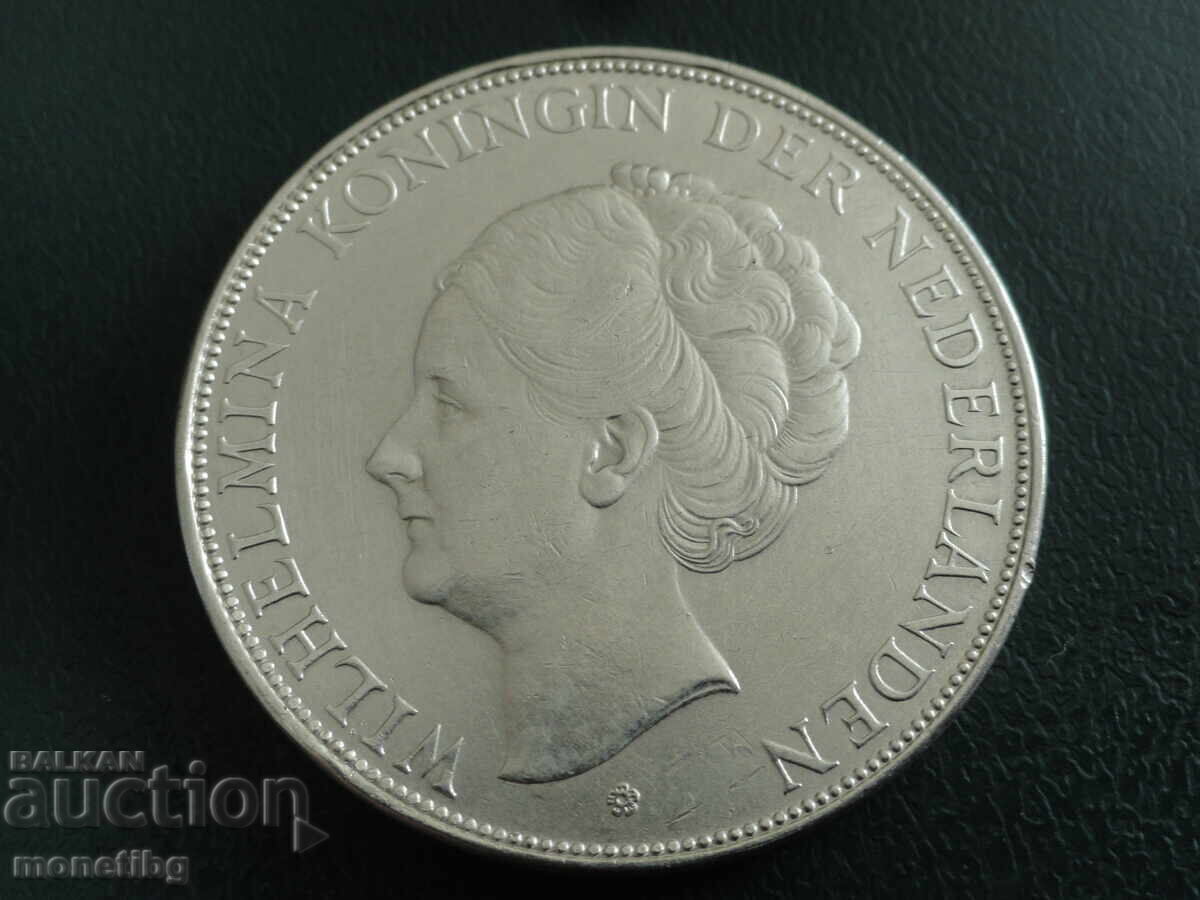 Țările de Jos 1940 - 2,5 guldeni (R) Ag