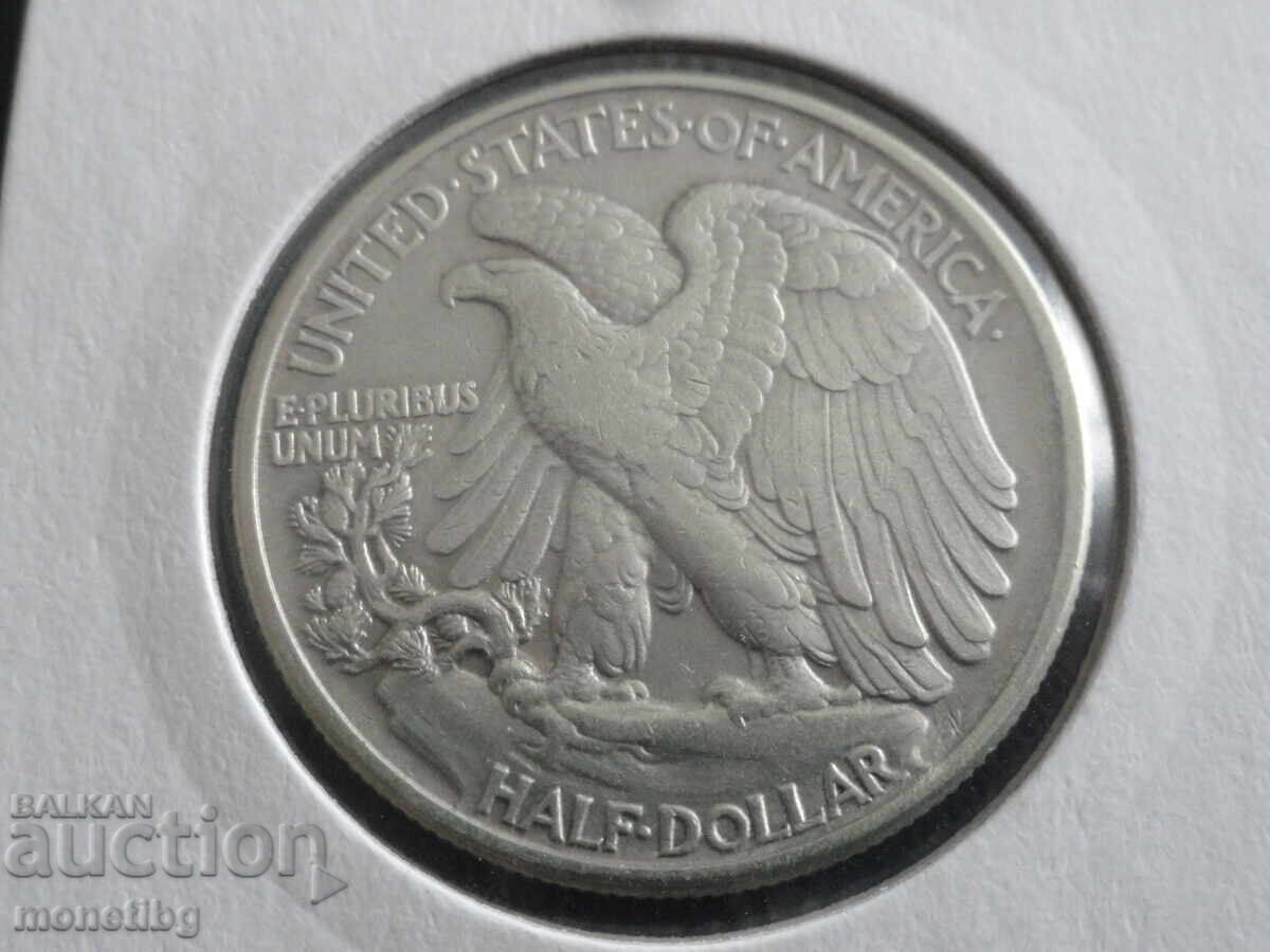SUA 1944 - 1/2 dolar Ag - 6
