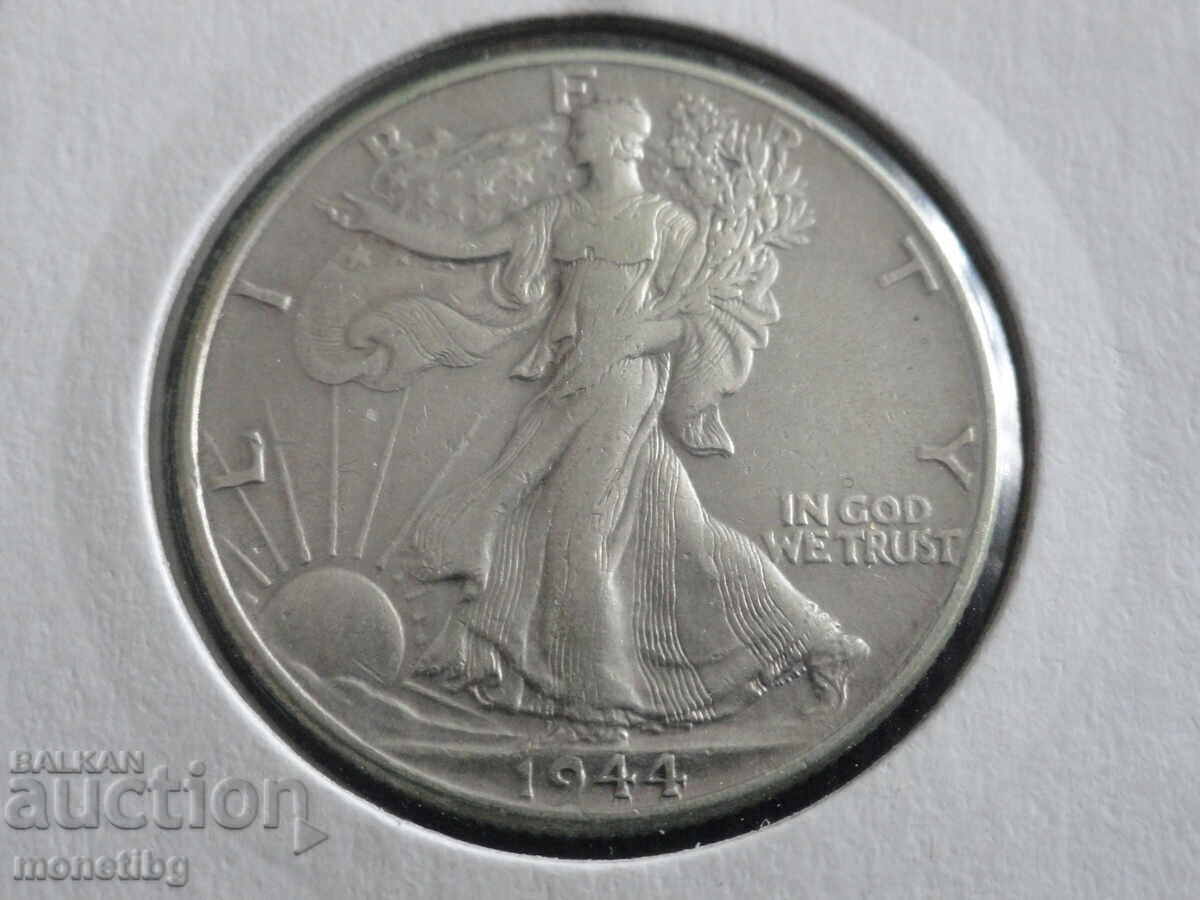 SUA 1944 - 1/2 dolar Ag