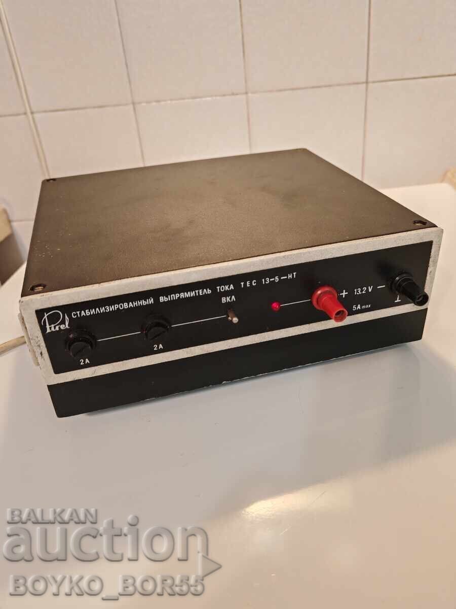 Βουλγαρικός Σταθεροποιημένος Τροφοδοτικός Μετασχηματιστής TES 13-5-NT