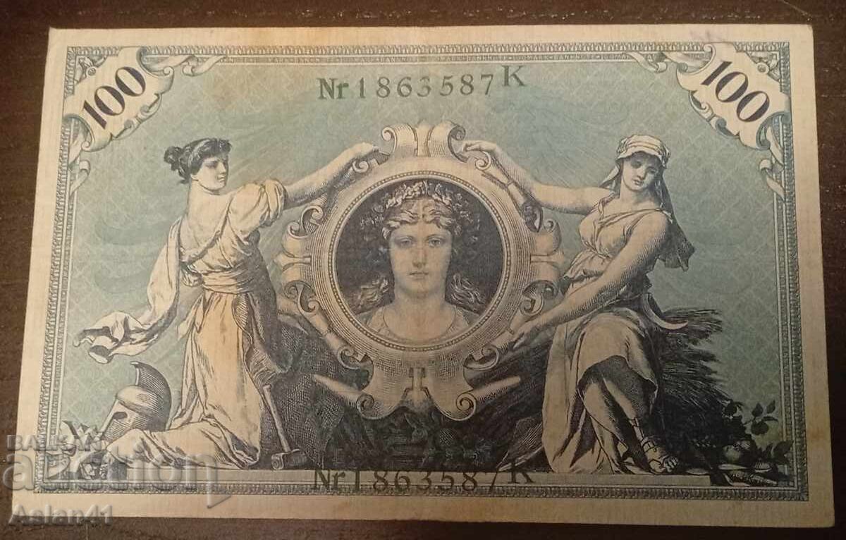 1908 100 marki Germanska imperiya bez tsena με τιμή € 0.01 | 0.02 BGN