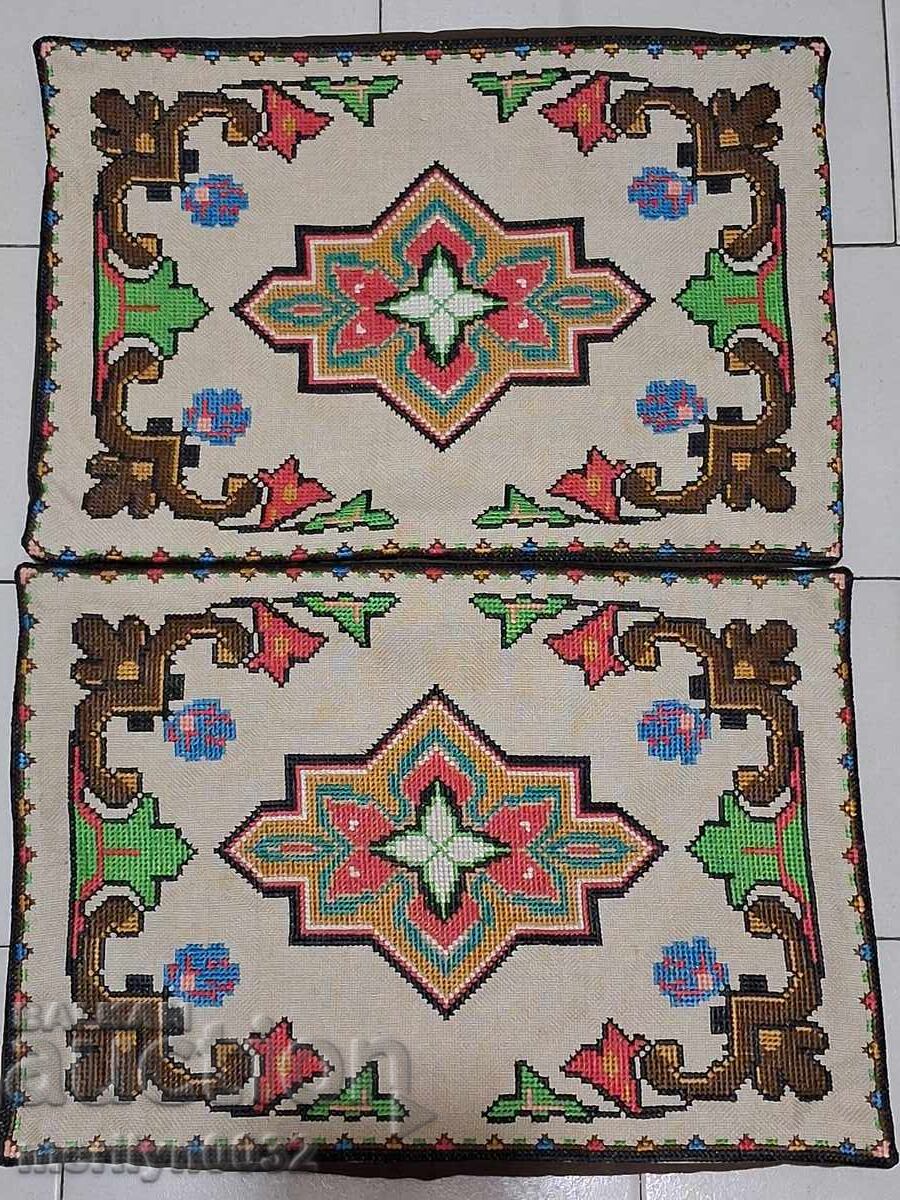 Бродирана калъфка на възглавница 2 броя чеиз шарения с цена € 38.90 | 76.08 лв.