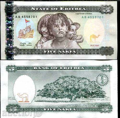 Zorba LICITAȚII ERITREEA 5 nakfa 1997 UNC