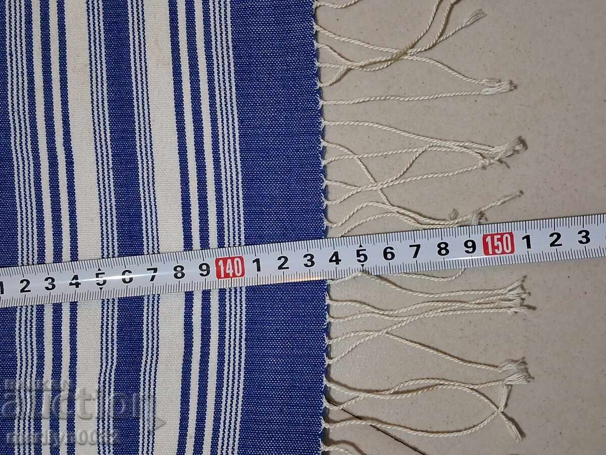 Delivery of Old woven tablecloth from a Bulgarian dowry bed sheet