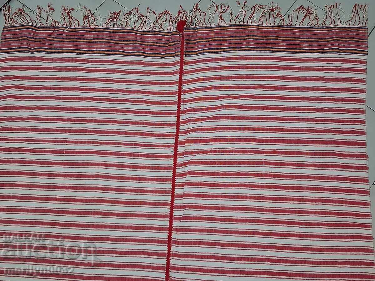 Veche față de masă țesută din zestre bulgărească, cearșaf - 6