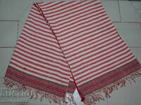 Veche față de masă țesută din zestre bulgărească, cearșaf