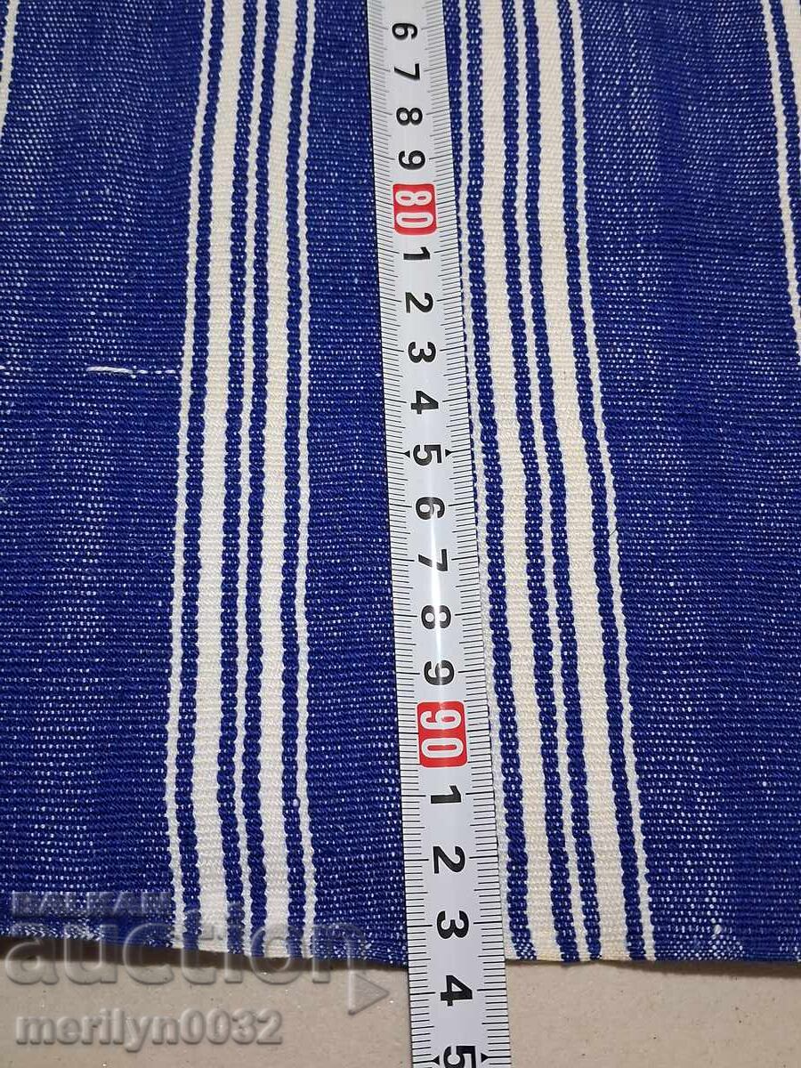 Стара тъкана покривка от български чеиз чаршаф - 6