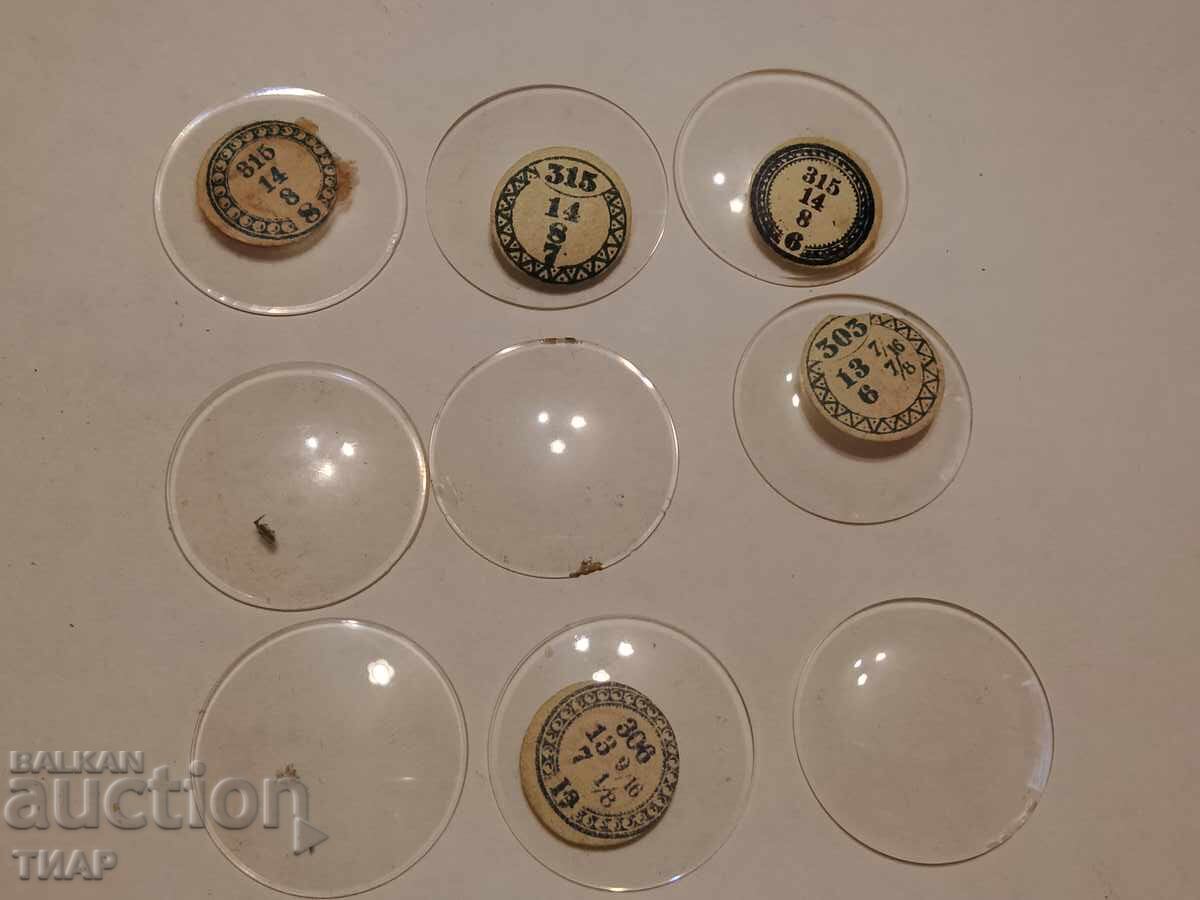 Geamuri pentru ceasuri 9 buc