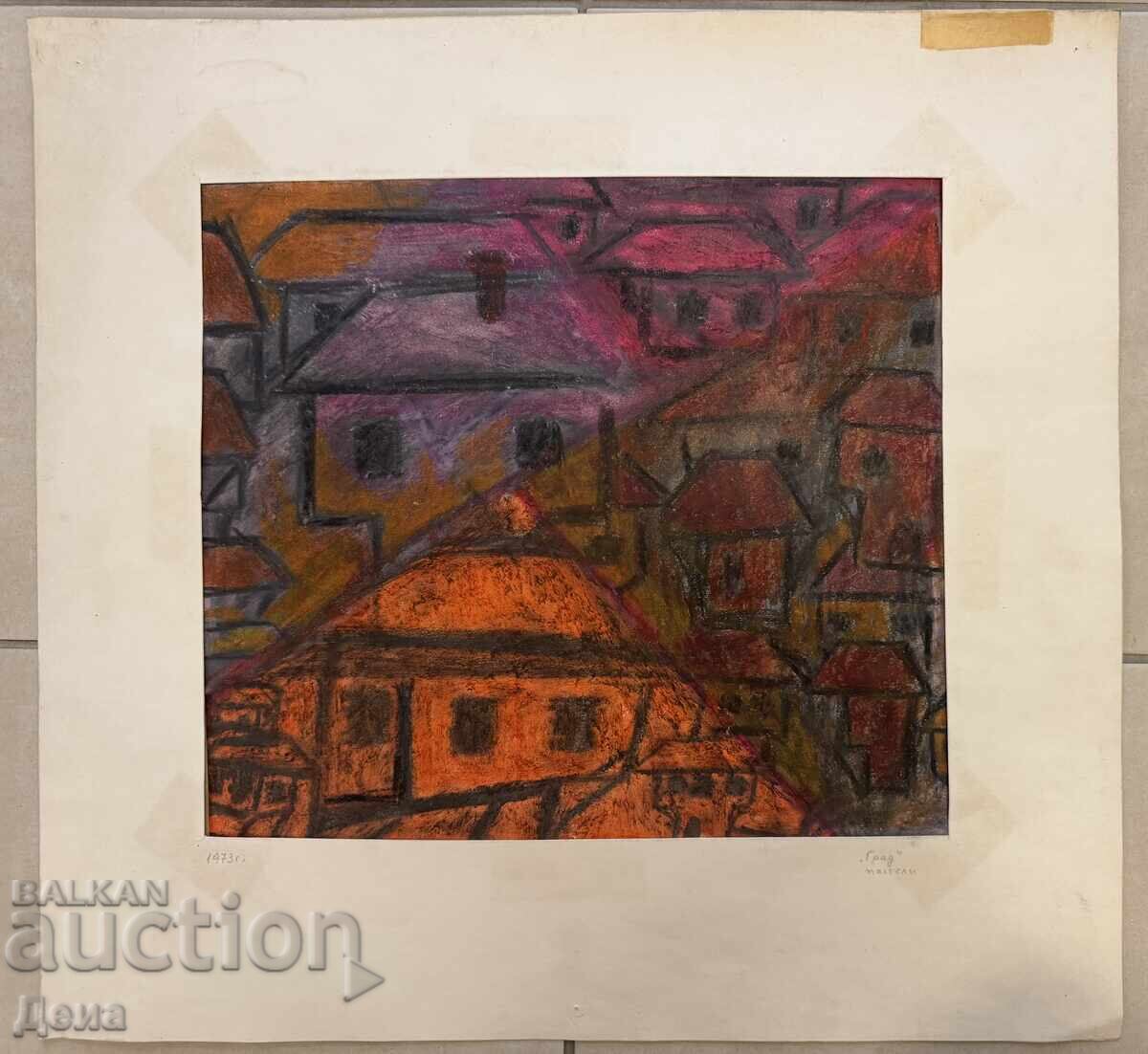 Aleksandŭr Velichkov kartina 1973g