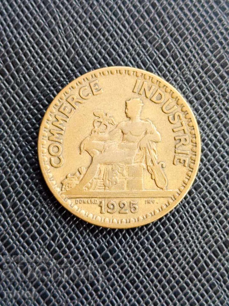 Franța, 2 franci 1925 cu preț € 1.00 | 1.96 BGN