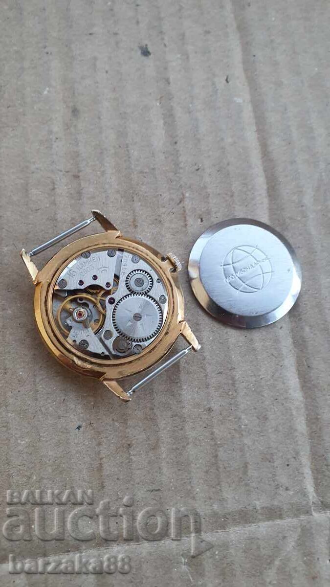 Ανδρικό επιχρυσωμένο ρολόι Raketa - 7