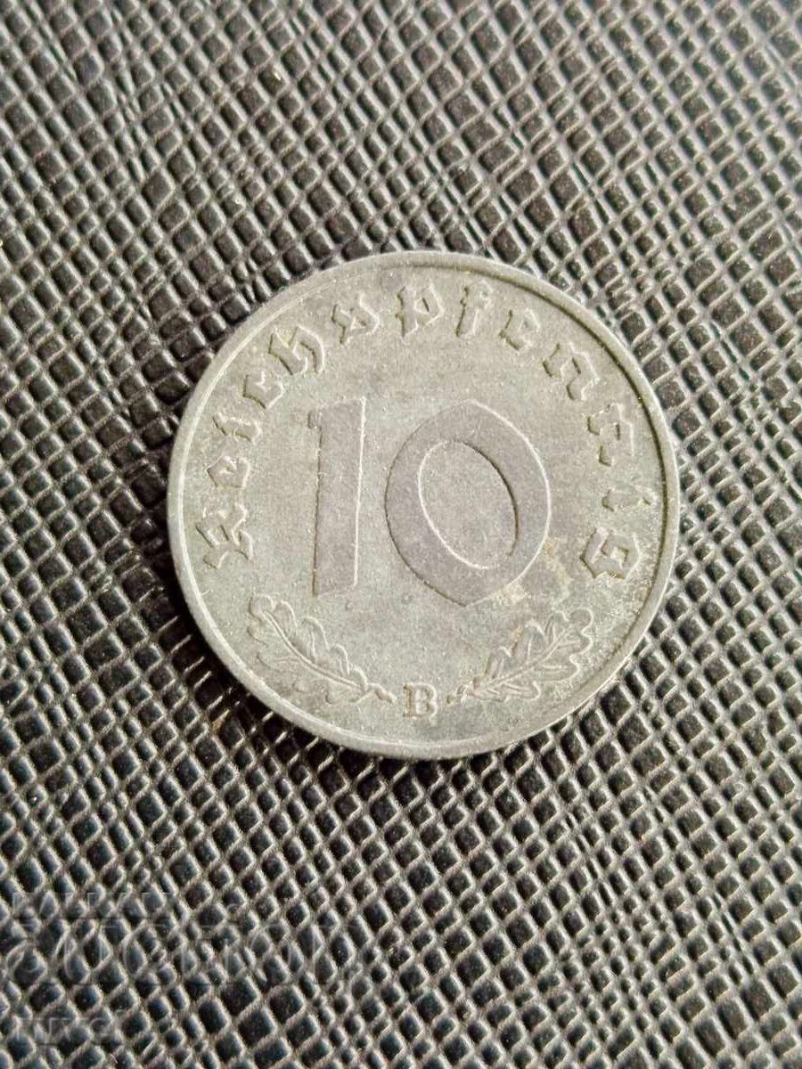 Германия 10 пфенига, 1940 г.