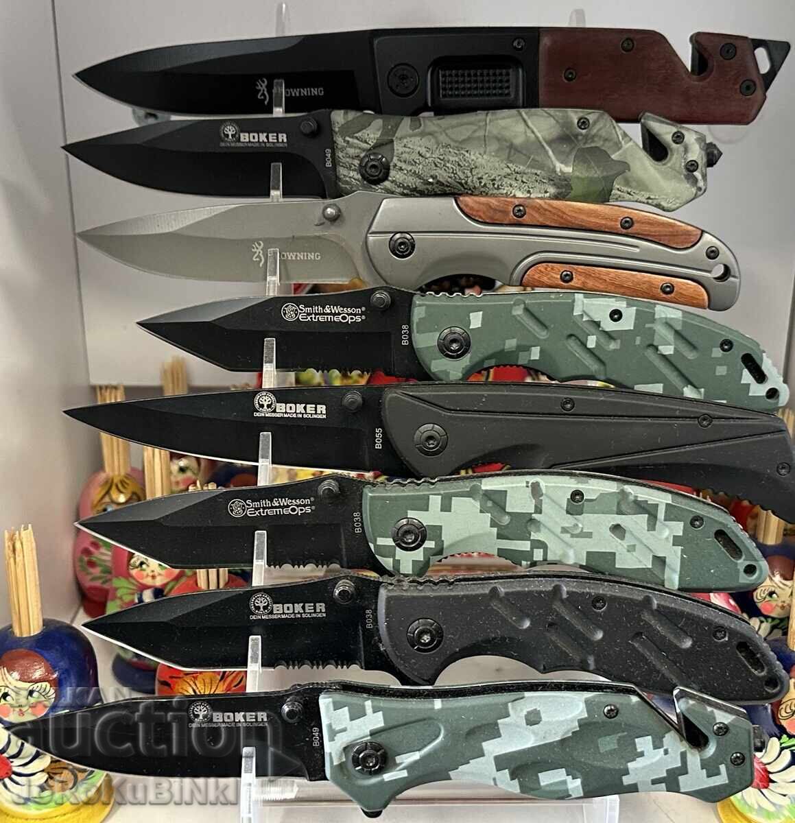 SET CUȚITE — 8 bucăți + Suport pentru cuțite!